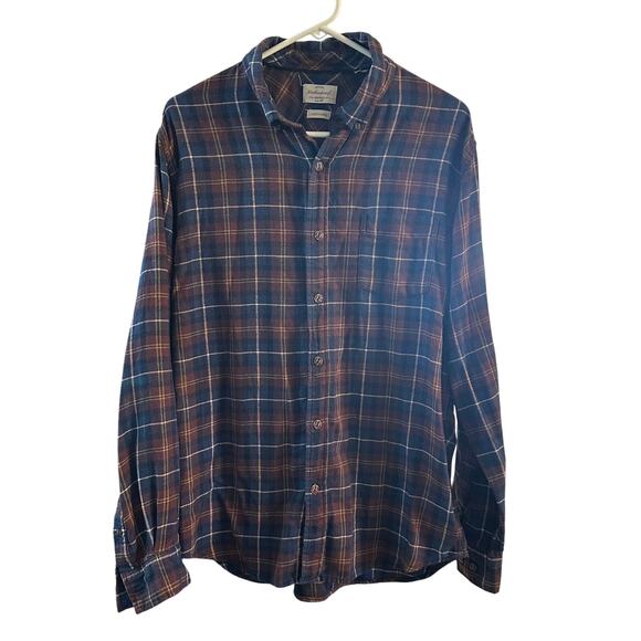 Weatherproof Vintage Men's Long Sleeve Luxe Flannel Button Up - Picture 1 of 9